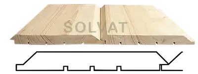 ​Lauko dailylentės, profilis - LV, LVS