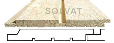 ​Lauko dailylentės, profilis - LE, LES